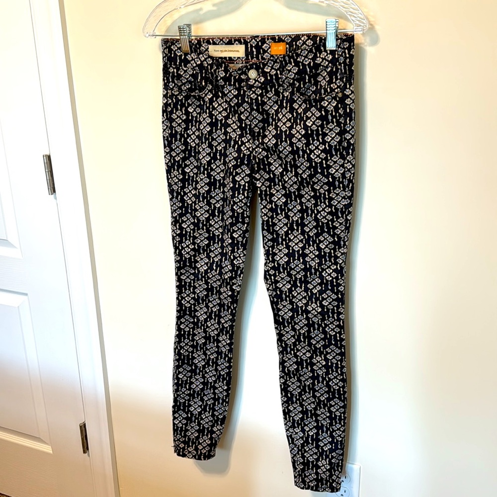 Anthropologie Pilcro and the Letterpress Women’s Ankle Zip Serif Pants / Size 26